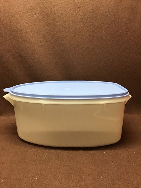 Large Vintage Used Tupperware Roast Flavor Saver Bowl. Complete 