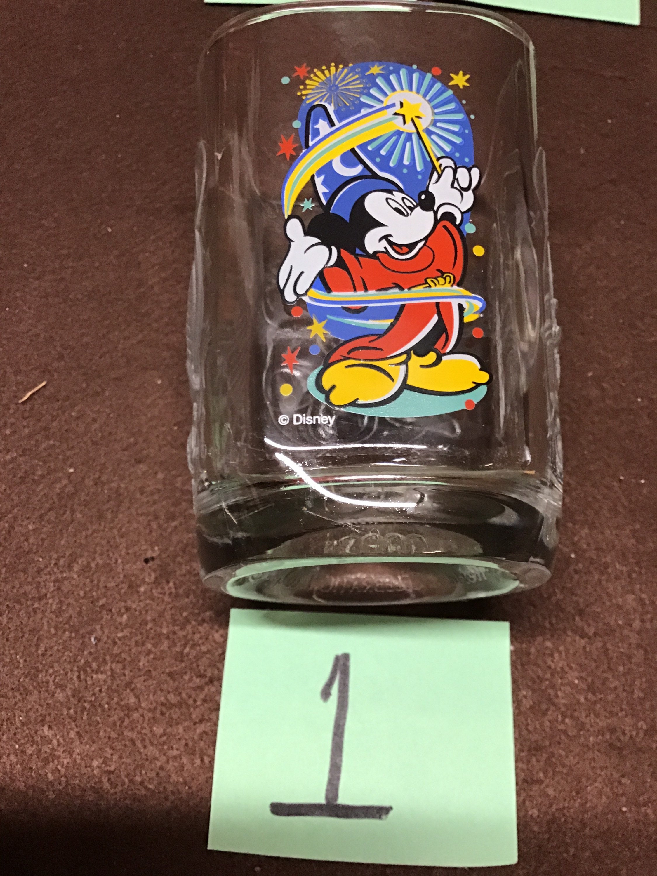 c. 1996 Mickey Mouse McDonald's Disney World 25th Anniversary Glass: 73,300  ppm Lead + 1,855 ppm Cadmium