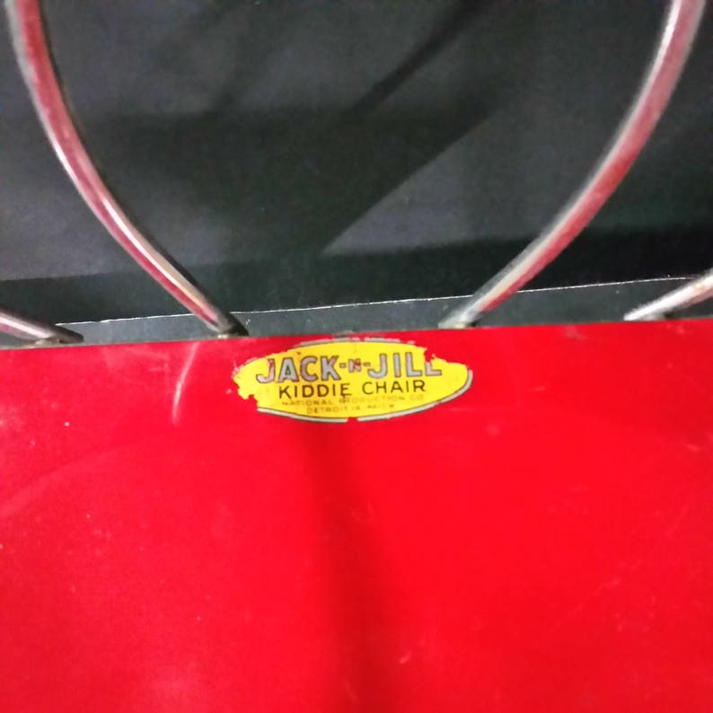 Vintage Jack and Jill Kiddie Chair Etsy