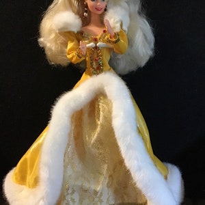 1966 Barbie Doll. Beautiful Original gown adorned with jewels