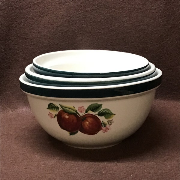 Vintage Casuals,by China Pearl 3 nesting bowls