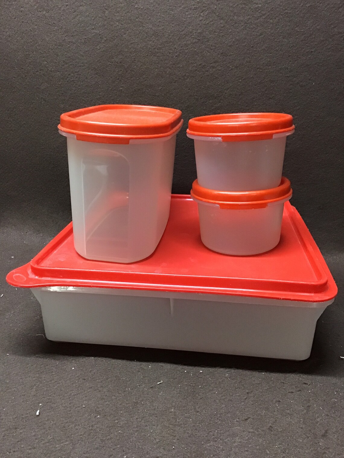 Vintage Tupperware Canisters Storage Canisters. Set of 4 With Etsy