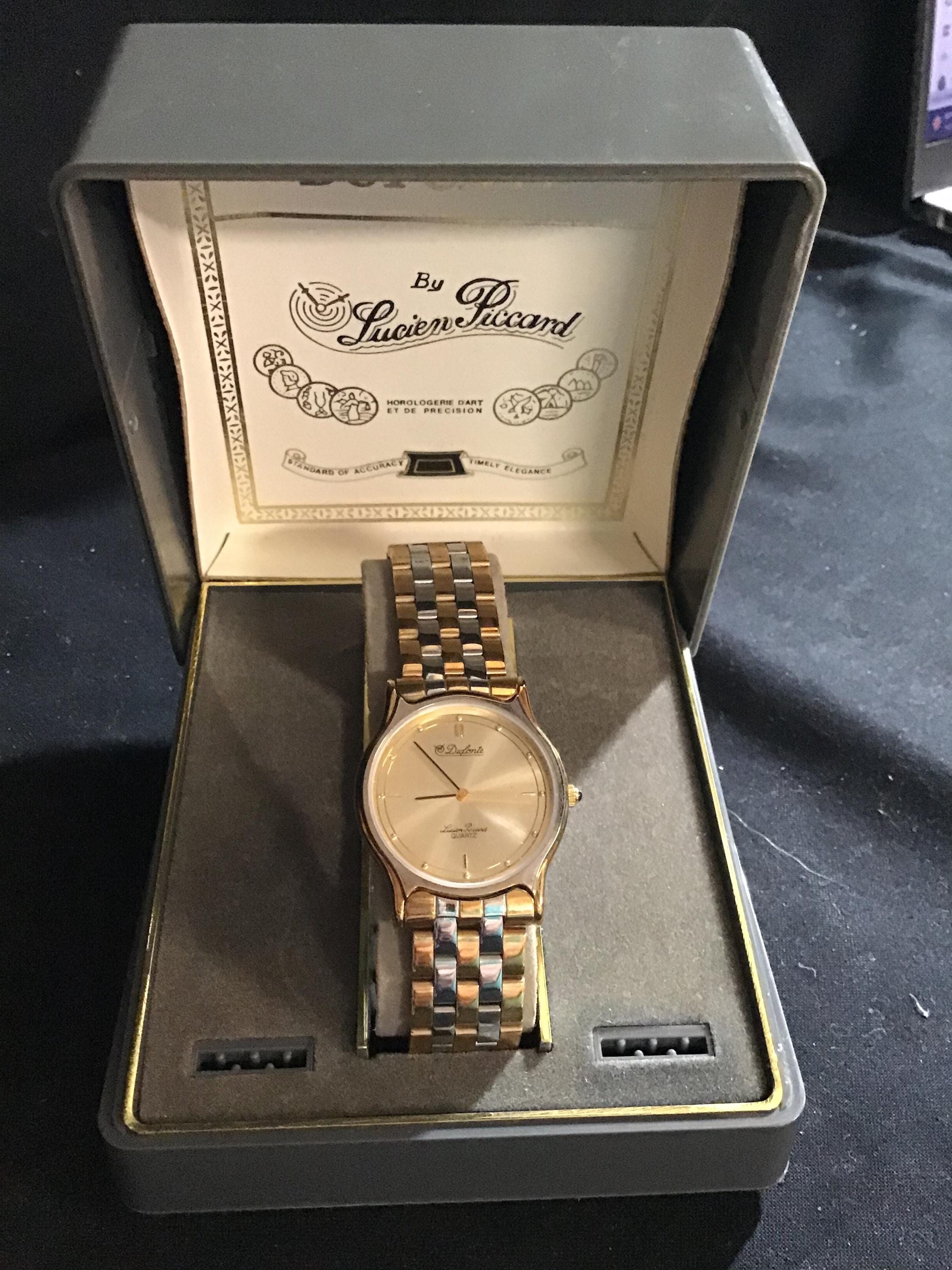Vintage Dufonte Watch. by Lucien Piccard. Battery Operated Etsy Canada