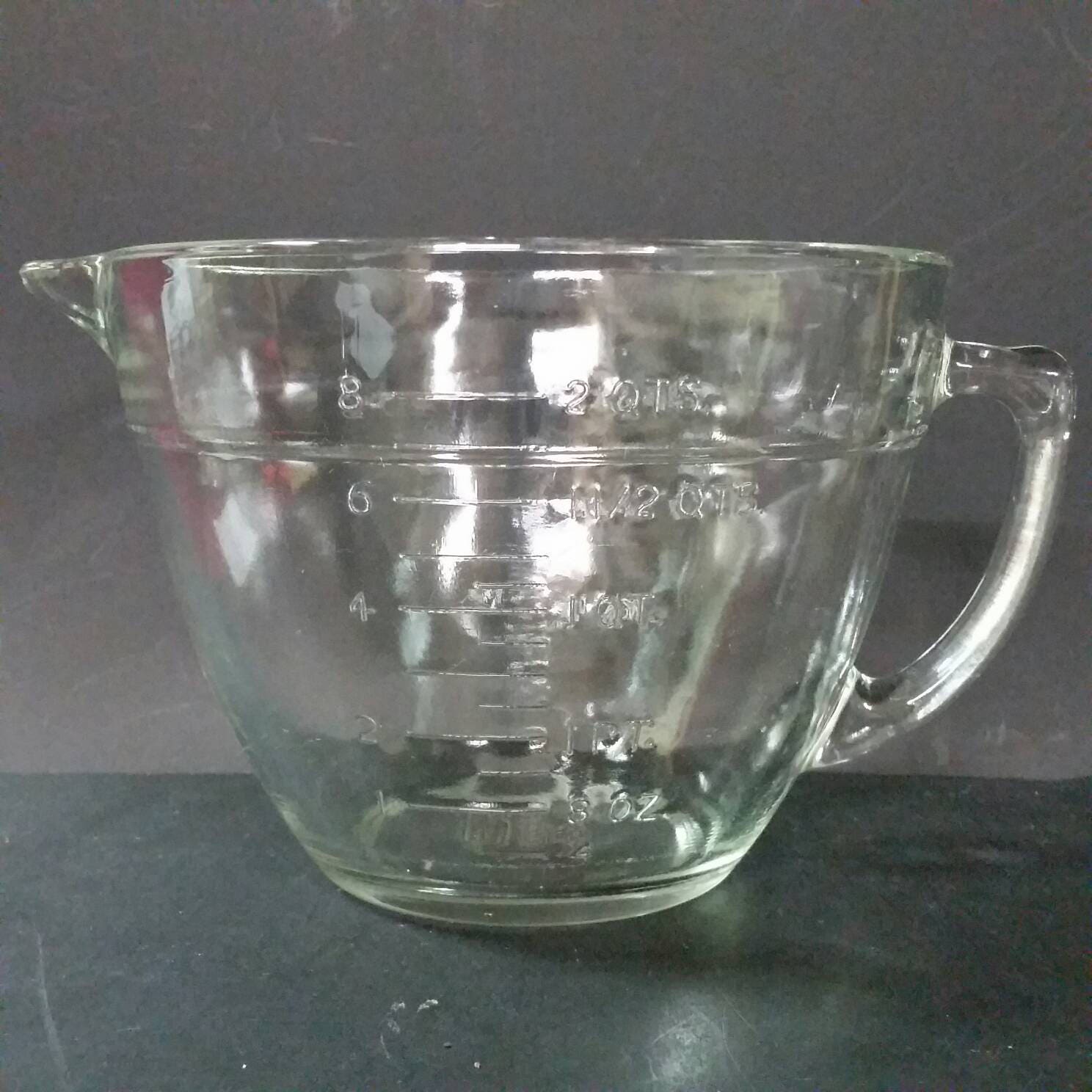 Glass Measuring Cup and Glass Mixing Bowls - Anchor Hocking