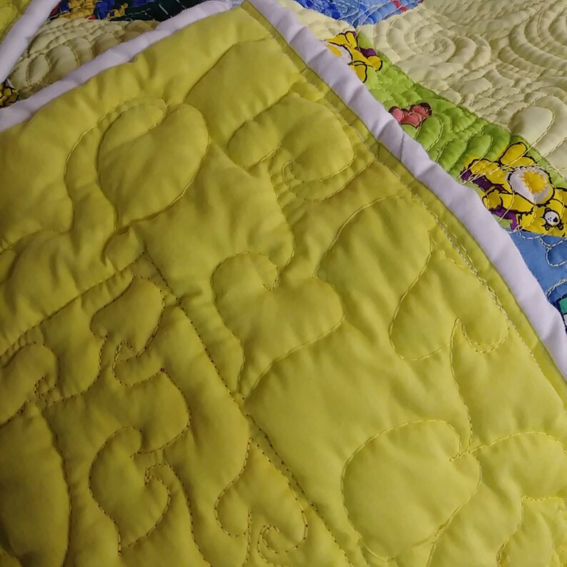 FREE shipping Hand crafted baby quilt