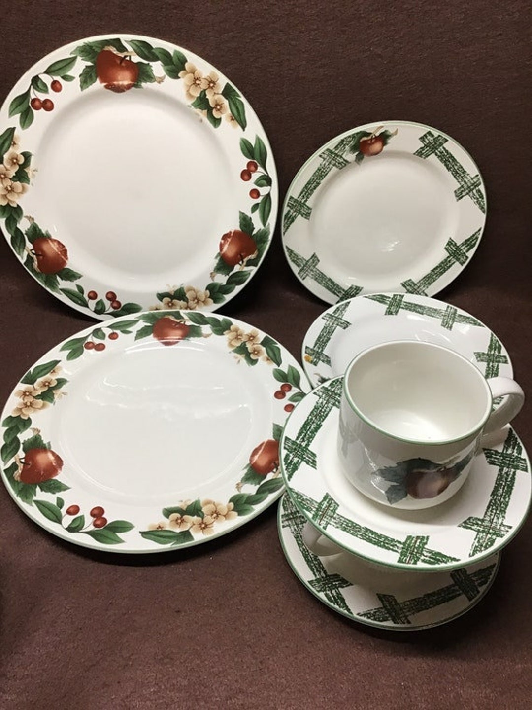 Vintage Cades Cove Collection Stoneware Replacement Dinnerware. by