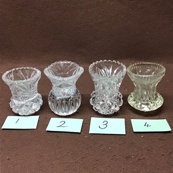 Toothpick Holder Vintage Glass Etsy