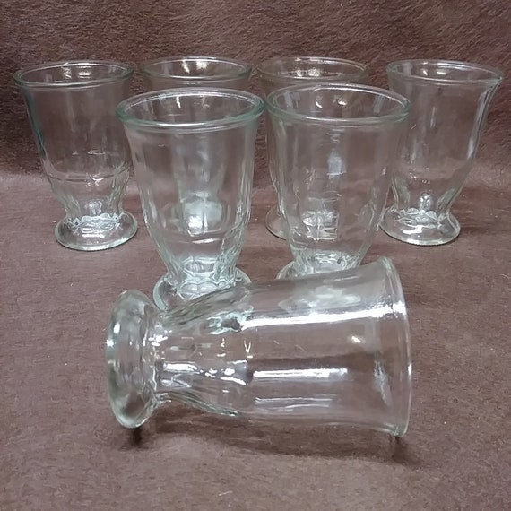 Vintage Jelly Juice Glasses. Set of 6. 4 Ounce Size Etsy