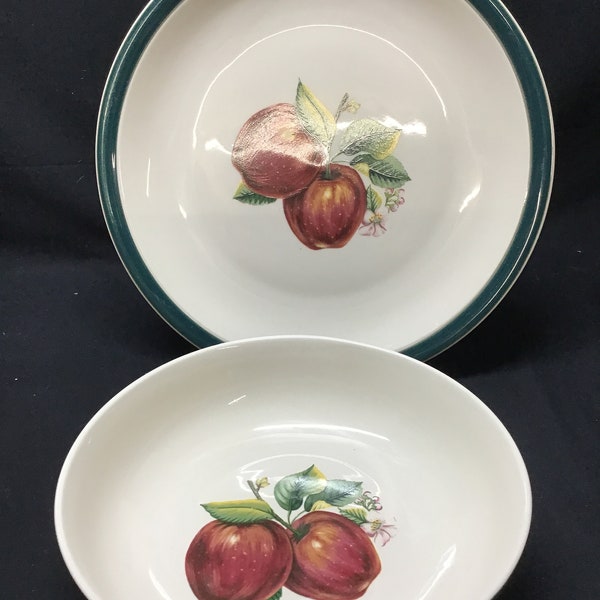 Vintage  Casuals by China Pearl serving pieces. Choose from 12 inch Platter or 9 inch bowl