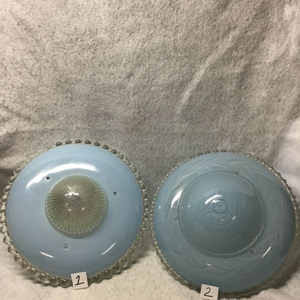 Antique Blue Ceiling fan Globe Shade. Different styles to choose from. 11 inches