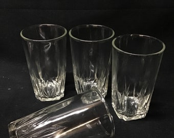 Vintage jelly juice glasses. Set of 4.    4 ounce size