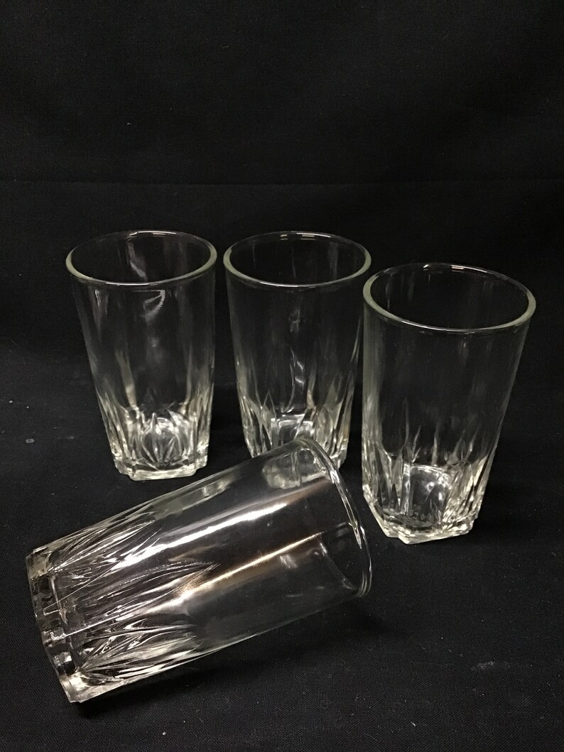 Vintage Jelly Juice Glasses. Set of 4. 4 Ounce Size Etsy