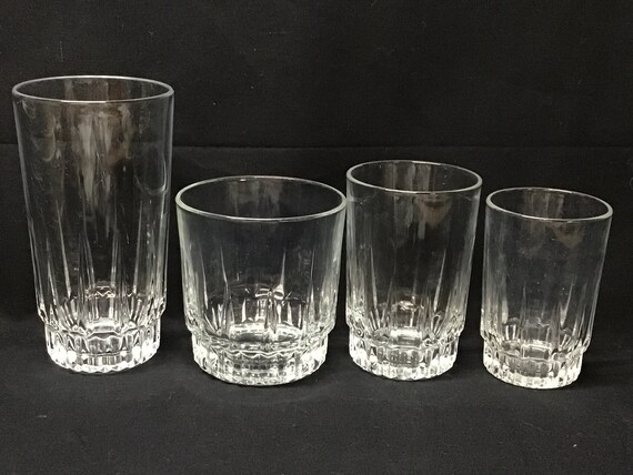 Vintage Arcoroc France Glasses 10 8 6 Or 4 Ounce Glasses Etsy