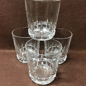 Lowball whiskey, wine glasses. Set of 4. 8 ounce capacity