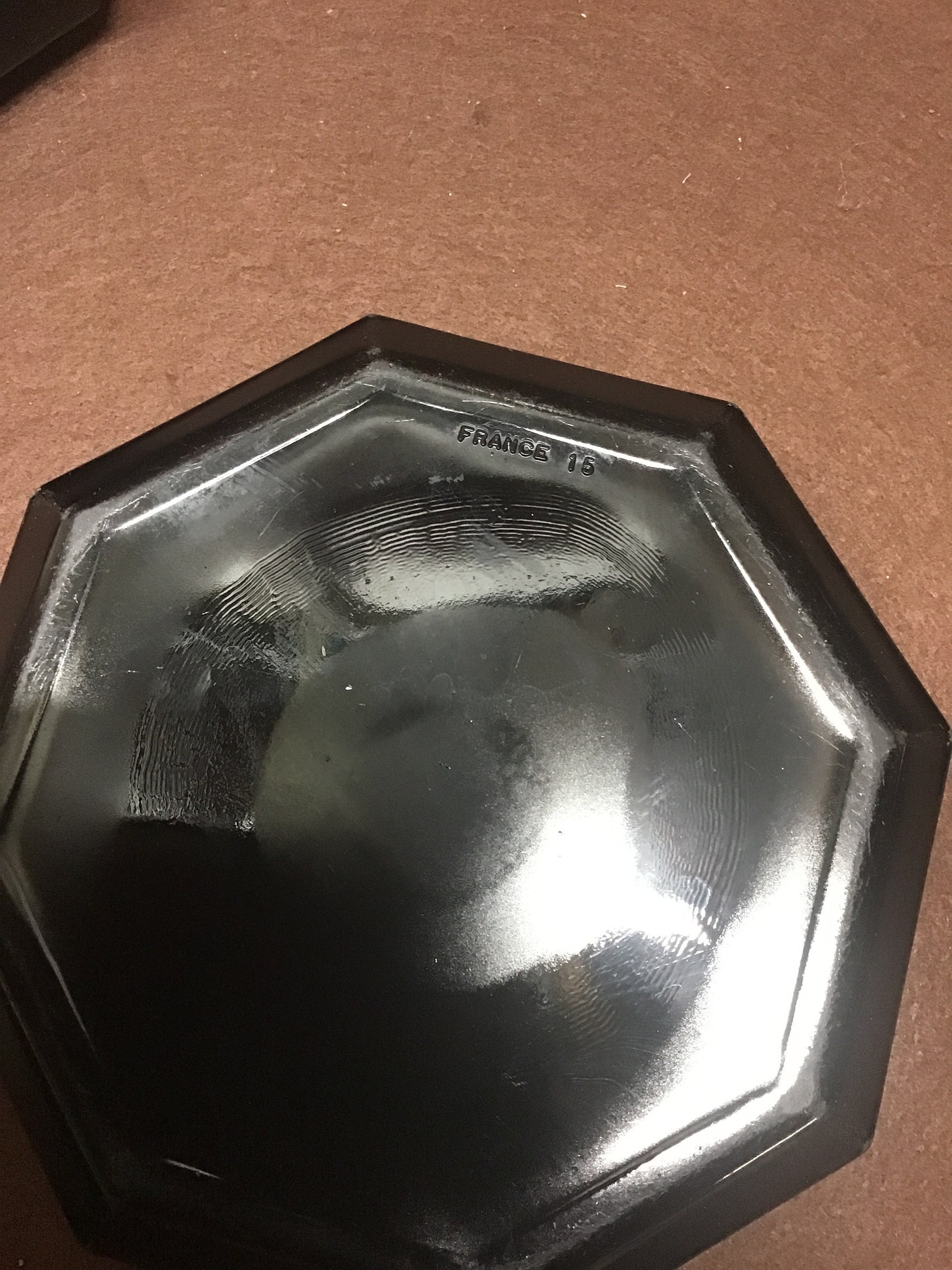 Vintage France Arcoroc Octagon Black Dinnerware. 3 Styles to Etsy