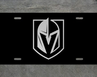 VEGAS STRONG GOLDEN KNIGHTS Stainless Steel License Plate Frame Rust Free W// Cap