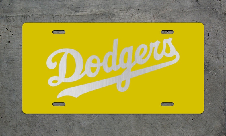 Los Angeles Dodgers Lcense Plate Frame Metal Lcense Plate - Etsy