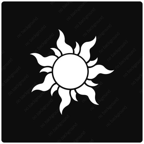 rapunzel sun symbol tattoo