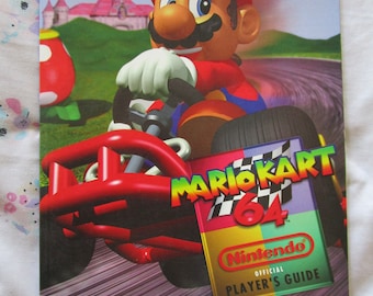 Vintage 1997 Nintendo Power Mario Kart 64 Official Player Guide SC Book
