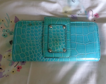 Vintage Blue Wallet