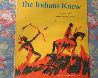 Vintage Scholastic the Indians knew SC Book