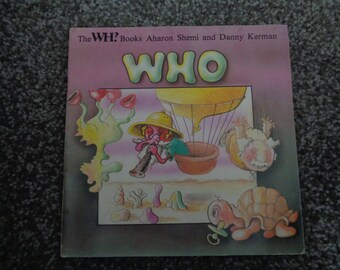 Vintage 1985 WHO The Wh? Books by Aharon Shemi and Danny Kerman SC Book