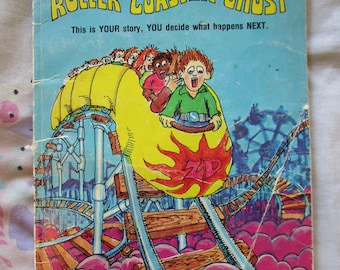 Vintage 1983 Scholastic The Roller Coaster Ghost Pick A Path SC Book