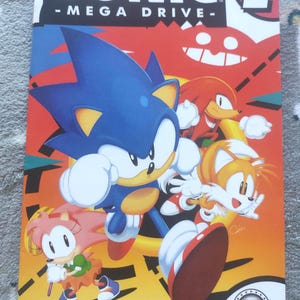 RARE Vintage Sonic the Hedgehog Mega Drive SC Comic