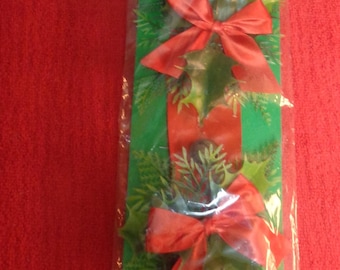 Vintage Christmas Decor Ribbon Made in Hong Kong