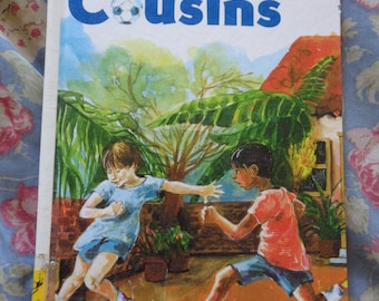 Vintage 1997 Scholastic Soccer Cousins HB Book