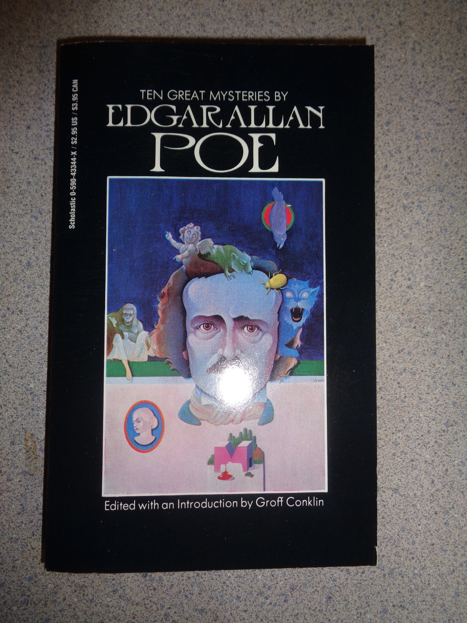 Vintage 1989 Scholastic Ten Great Mysteries by Edgar Allan Poe SC Book Etsy