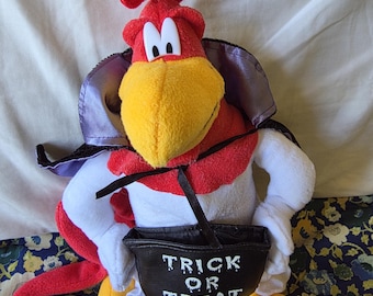 Vintage Warner Brothers Looney Tunes Foghorn Leghorn Halloween Plush