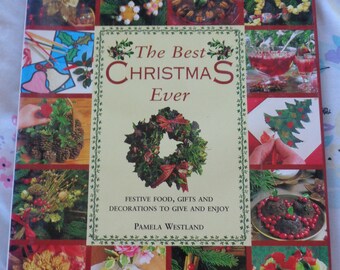 Vintage 1995 Christmas Decorations & Food Book by Pamela Westland