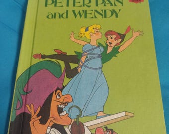 Vintage Walt Disney Peter Pan and Wendy HB Book