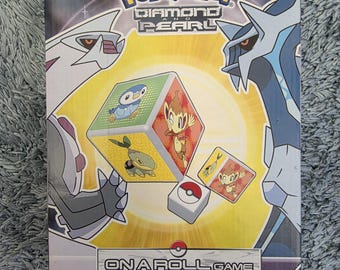 Vintage Pokémon Diamond and Pearl On a Roll Board Game