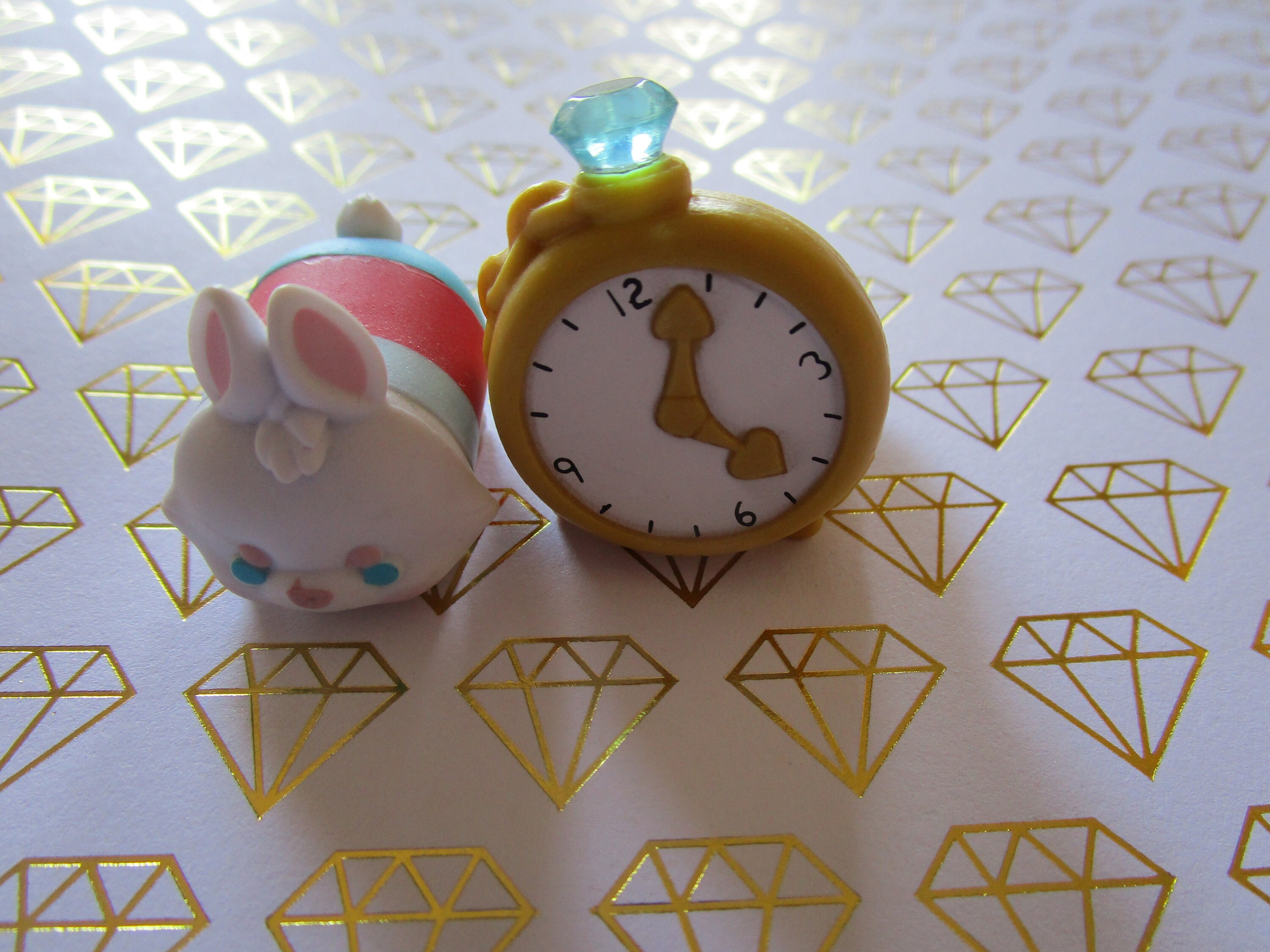 Vintage Disney Alice in Wonderland White Rabbit Tsum Tsum