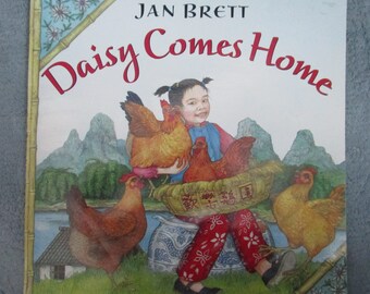 Vintage 2002 Scholastic Jan Brett Daisy Comes Home SC Book