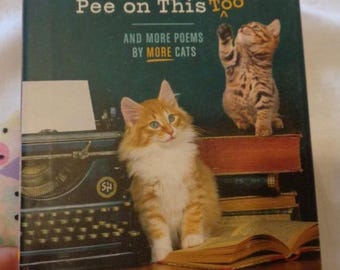 Vintage I Could Pee On This Too and more Poems about Cats HB Book