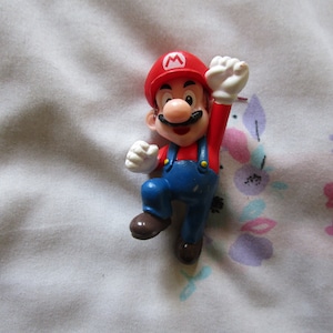 Vintage Plastic Mario Figure