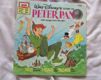 Vintage 1952 Walt Disney See Hear and Read Peter Pan SC Book