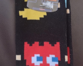 Vintage Pac Man Mens Crew Socks