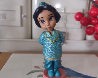 Vintage Disney Jasmine Glitter and Plastic Figure