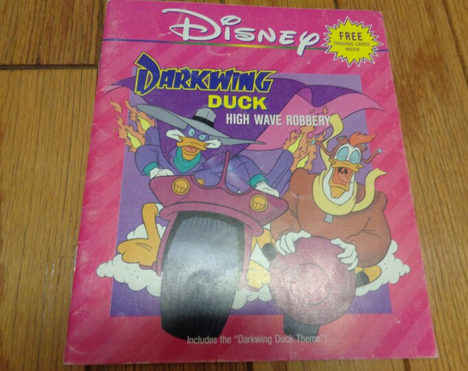 Vintage Disney Darkwing Duck High Wave Robbery See and Hear SC Etsy
