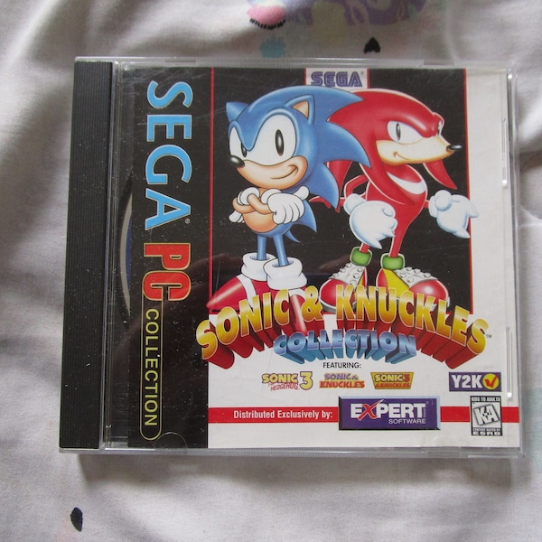 Vintage 2000 SEGA Sonic & Knuckles Collection PC CD Game