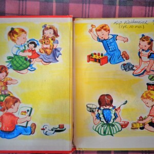 Vintage 1955 My Toys A Rand McNally Junior Elf HB Book image 3