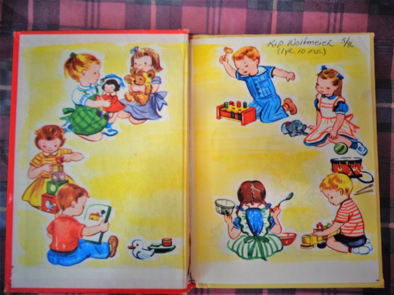 Vintage 1955 My Toys A Rand McNally Junior Elf HB Book image 3