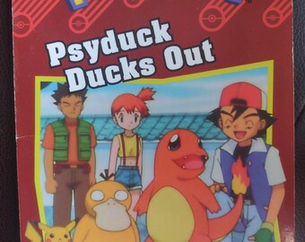 Vintage Scholastic Pokémon Psyduck Ducks Out SC Book
