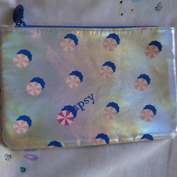 Vintage Ispy Iridescent Makeup Clutch Bag