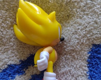 Vintage Classic Super Sonic Plastic Figure - Etsy