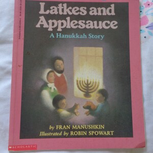 Vintage 1990 Scholastic Latkes and Applesauce A Hanukkah Story SC Book